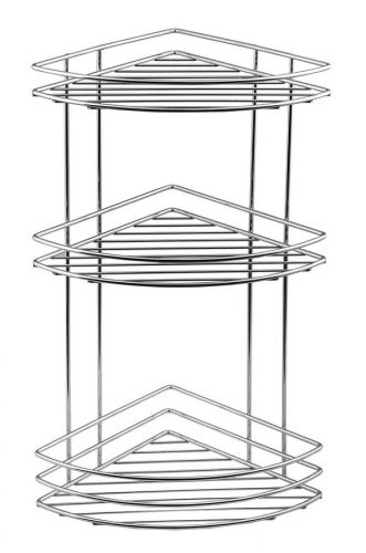 Polc, AQUALINE KRÓM LINE sarokpolc, króm: 37015