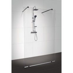   Walk-in, Sanotechnik FREEDOM I. BLACK (SANOFLEX) zuhanyfal BW400