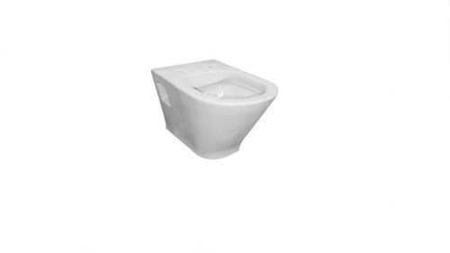 WC, Roca The Gap A3460N7000 Round Rimless fali wc 540 mm