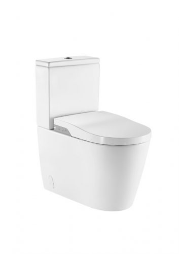 WC, Roca In-wash Inspira A803061001 álló monoblokkos Smart Toilet, tartállyal, integrált bidéfunk