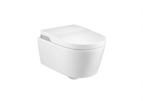 WC, Roca In-wash Inspira A803060001 fali Smart Toilet, integrált bidéfunkciós ülőkével